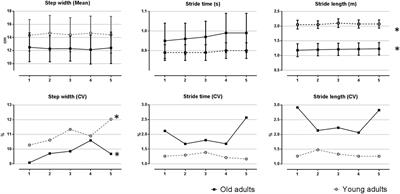 Kinematic Changes during Prolonged Fast-Walking in Old and Young Adults